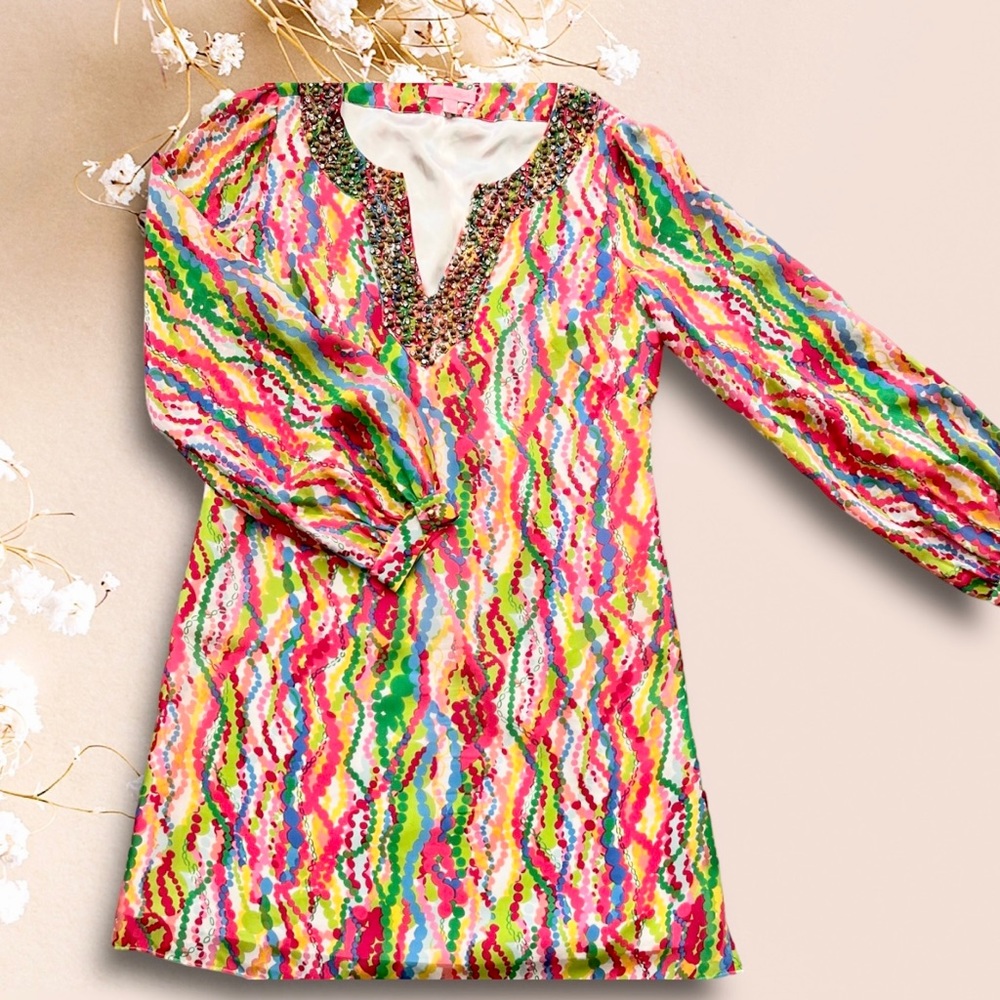 Lilly Pulitzer Women’s Seamus Dress Sz 6 Dripping in Diamond EUC RARE FIND!